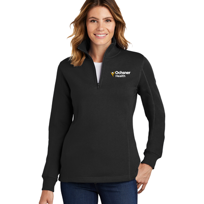 Ladies 1/4 Zip Sweatshirt