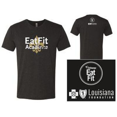 Eat Fit Acadiana Crew Neck Unisex T-Shirt