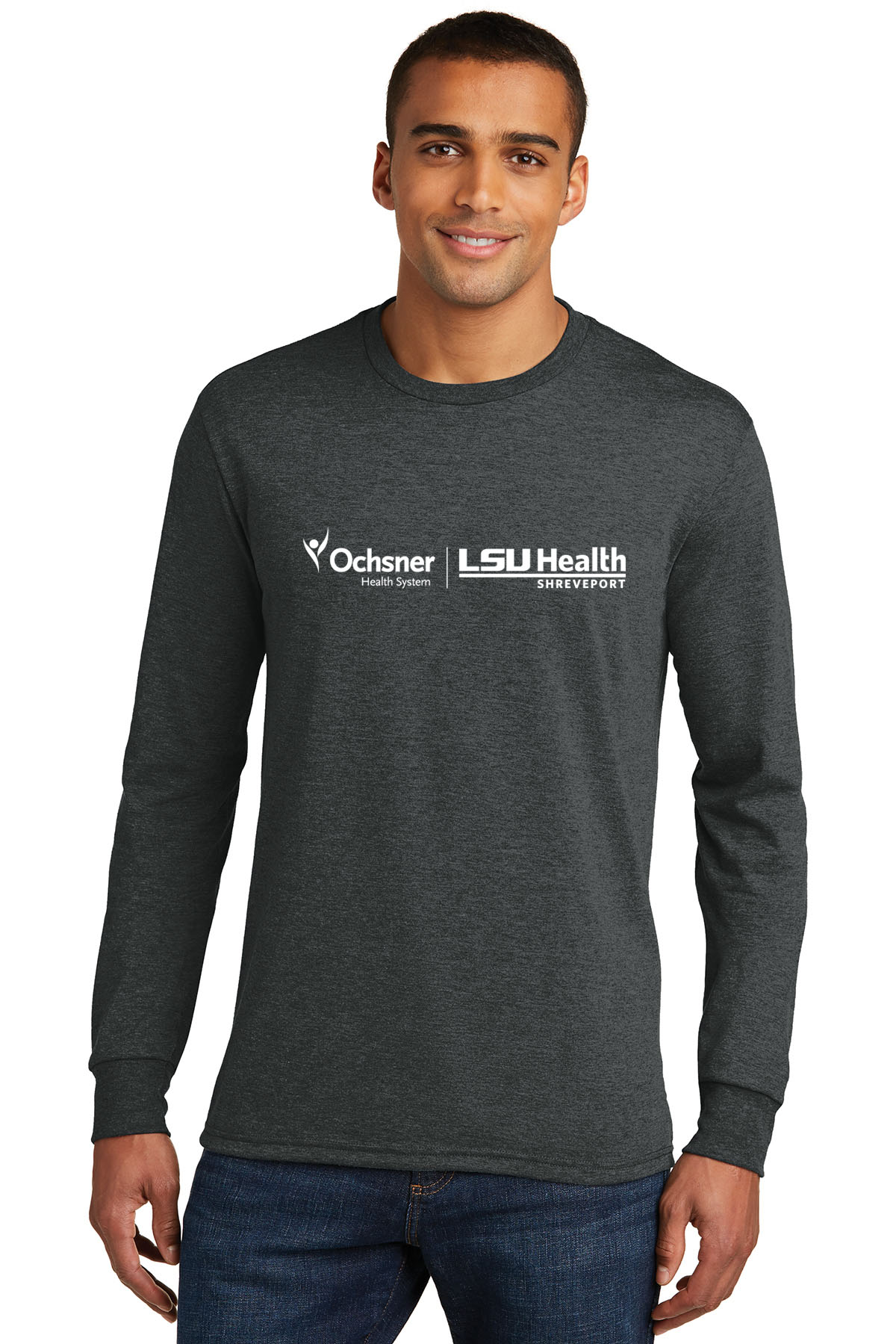 District Made Unisex Long Sleeve T-Shirt Ochsner/LSU Shreveport, , large image number 1