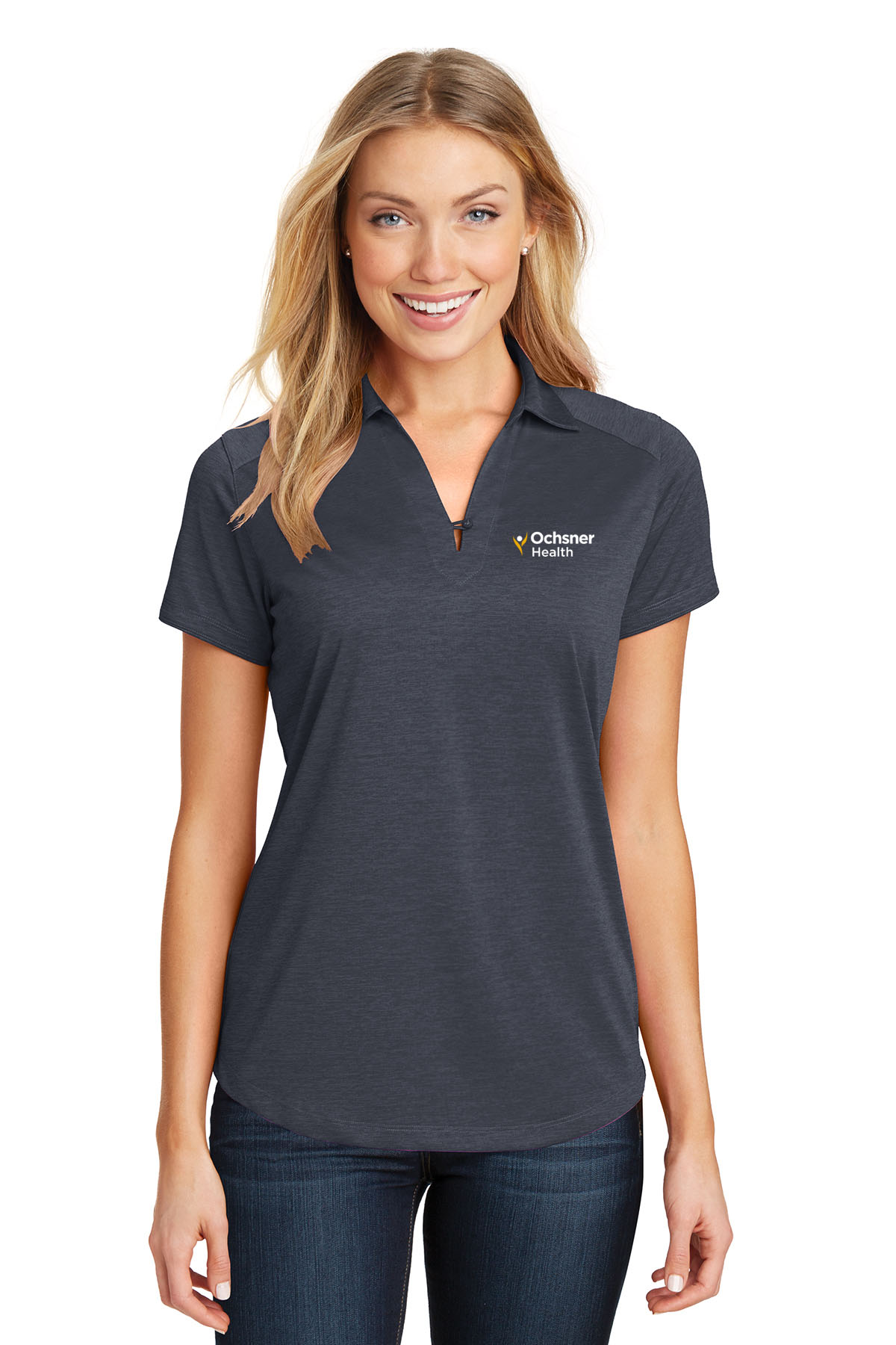 Port Authority Women's Digi Polo, Dark Gray, large image number 1