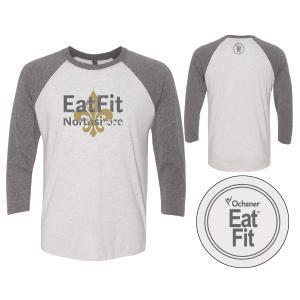 Eat Fit Northshore Unisex 3/4 Sleeve Shirt, , large image number 1