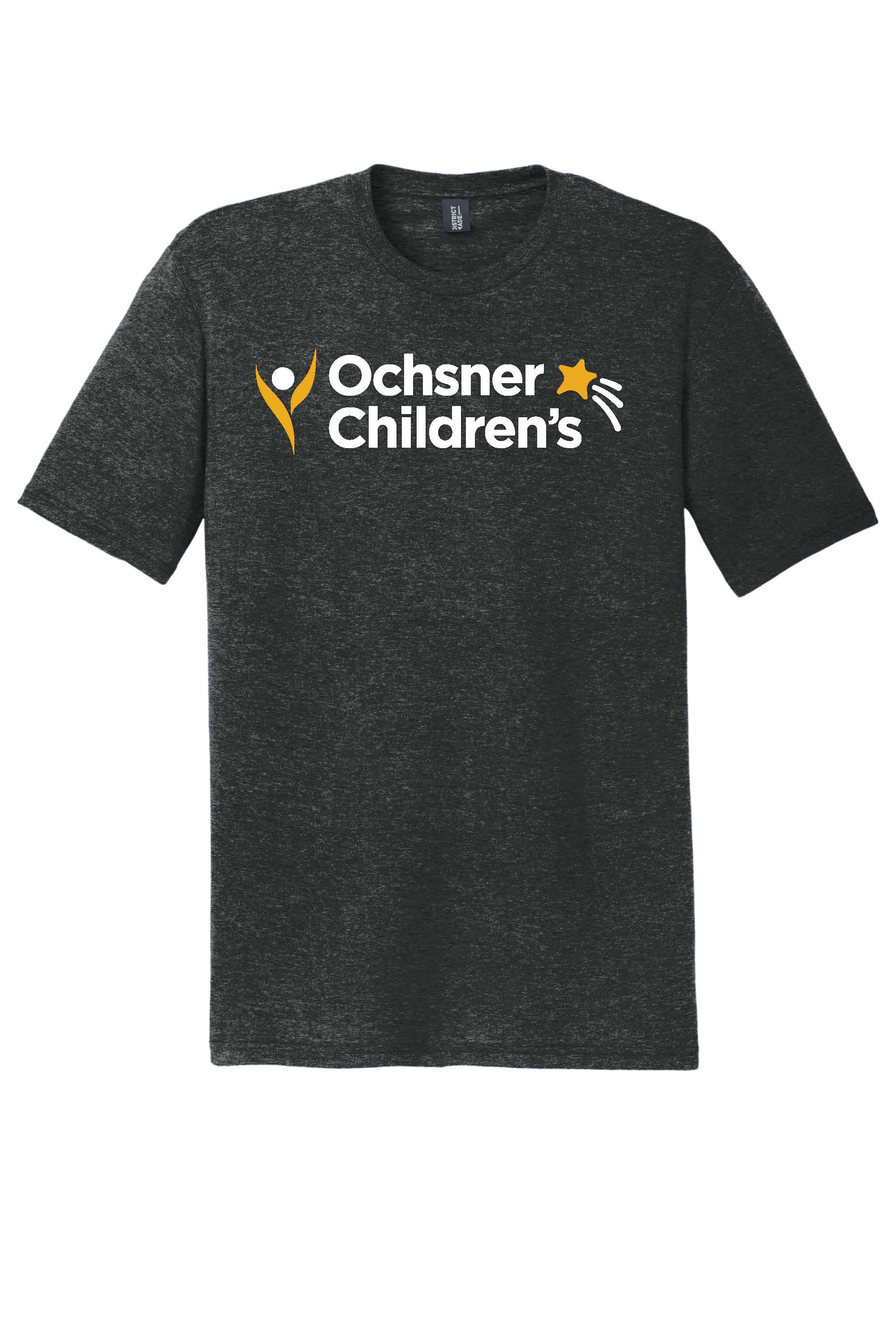 Ochsner Children's Short Sleeve T-Shirt, Black, large image number 1