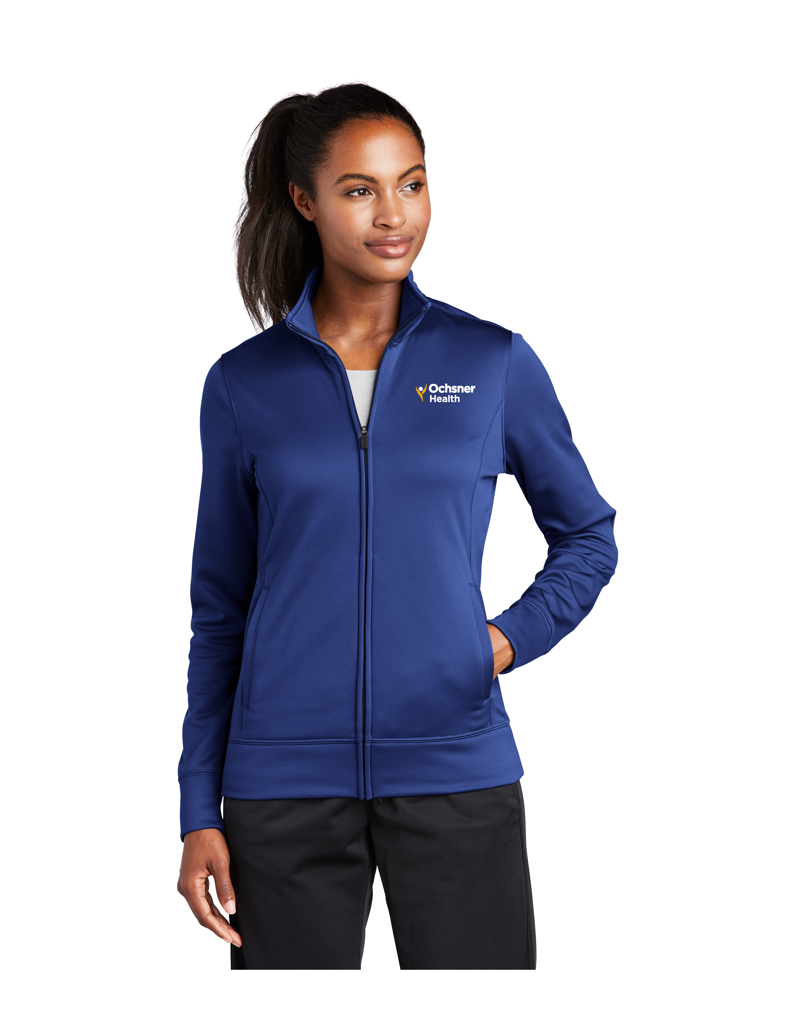 Ladies Sportwick Fleece Jacket, Royal, large image number 1