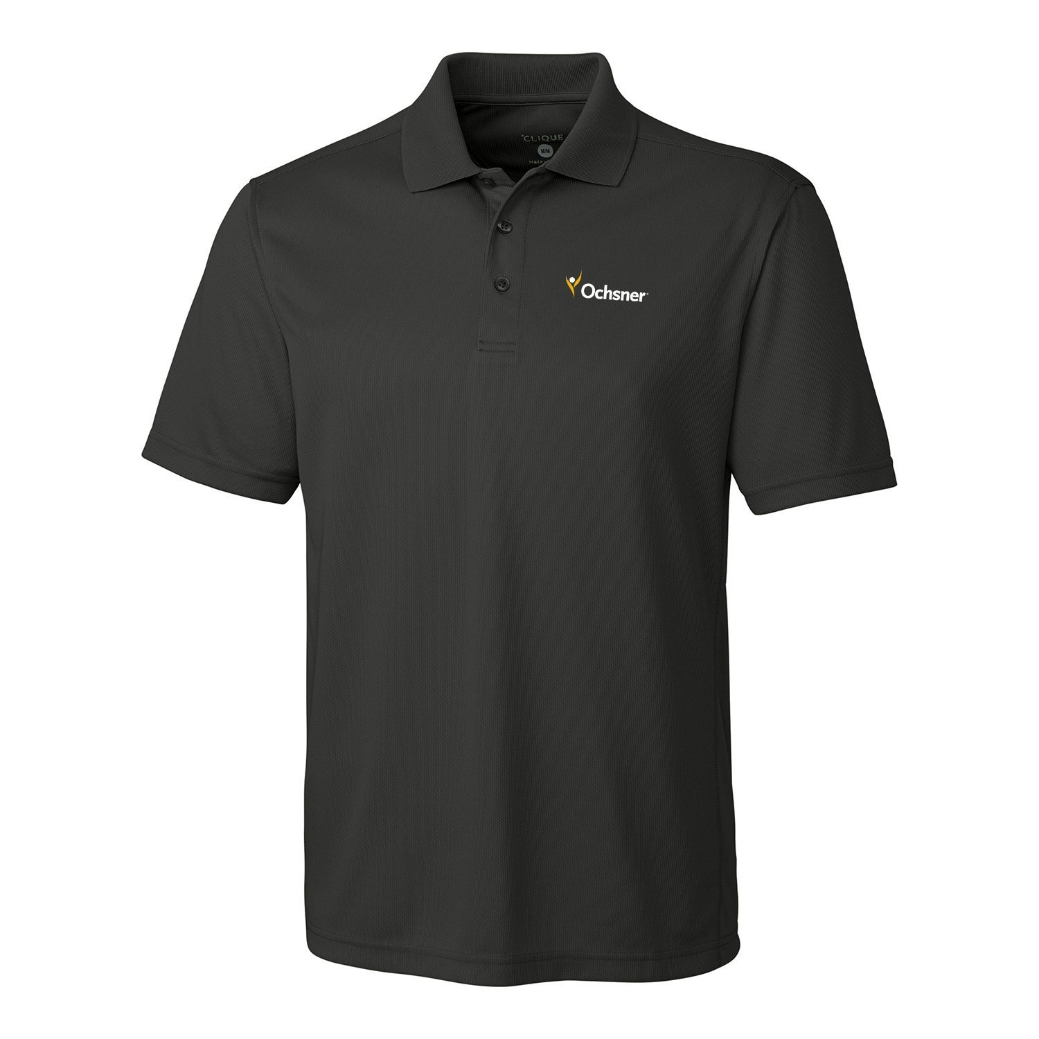 Clique Men's Ice Pique Polo, Dark Gray, large image number 1