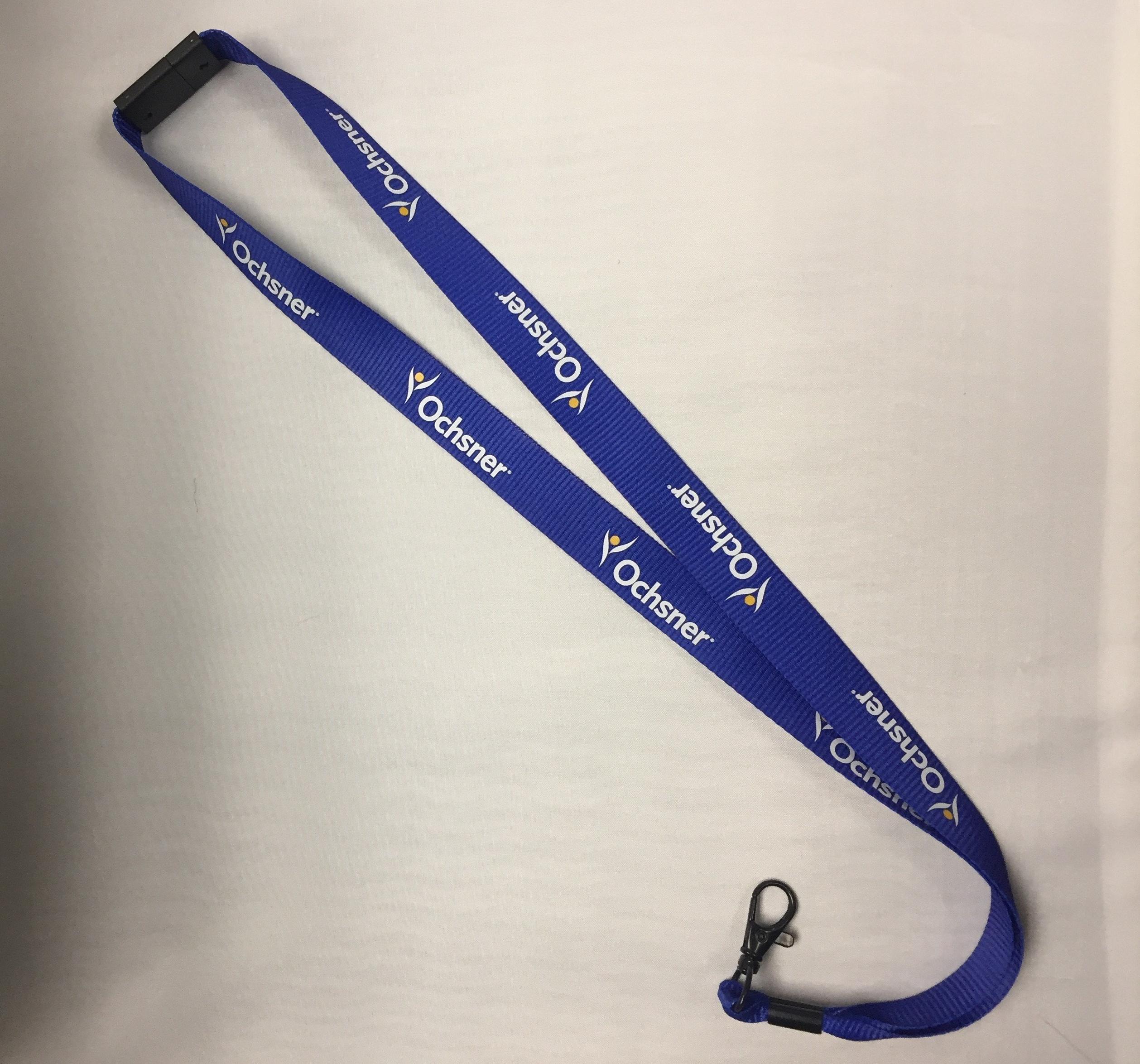 3/4" Lanyard, Royal Blue, large image number 1