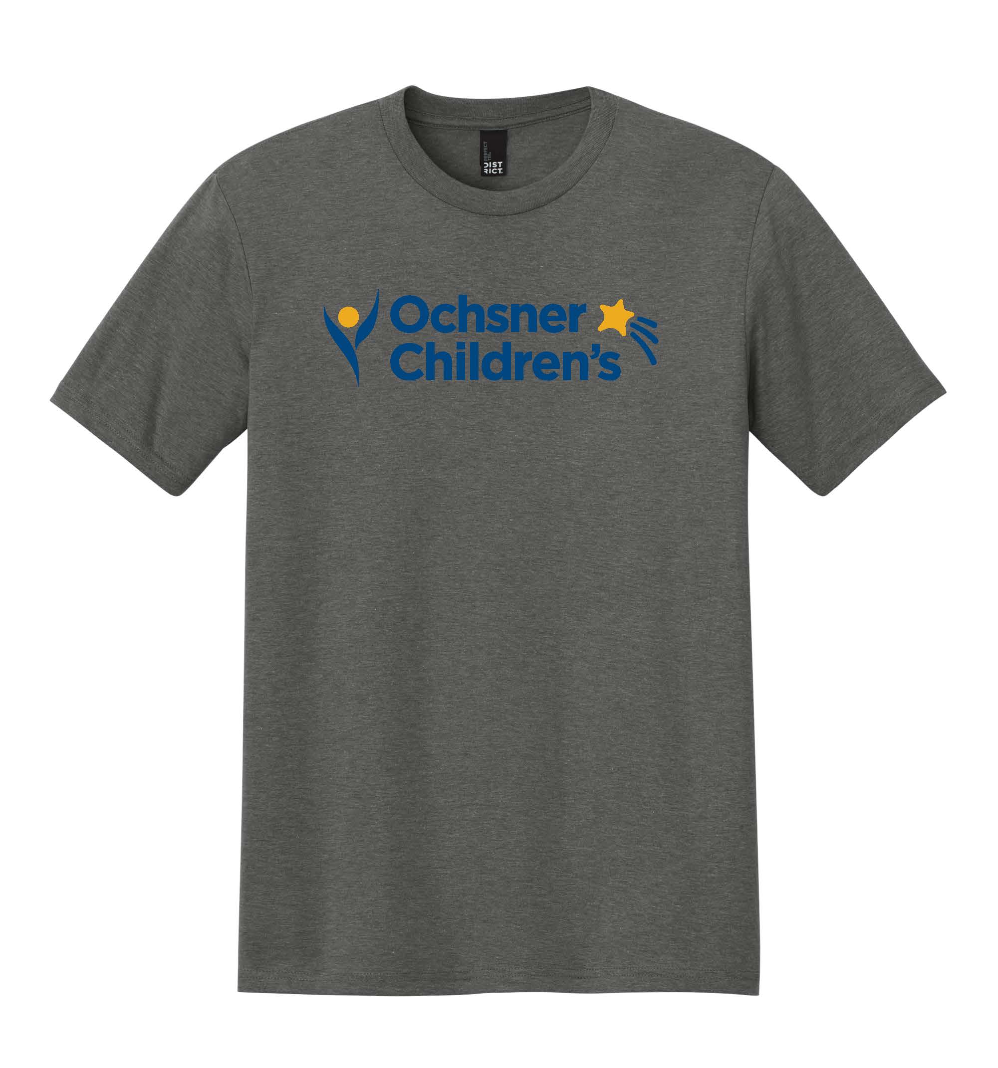 Ochsner Children's Short Sleeve T-Shirt, Gray, large image number 1
